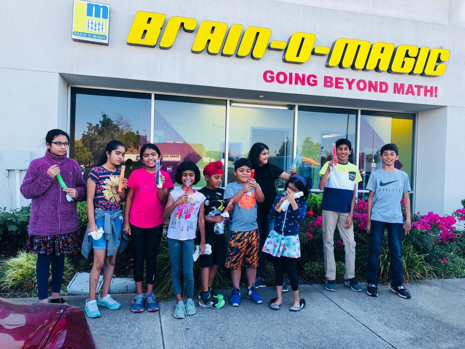 Brainomagic Summer Camp students